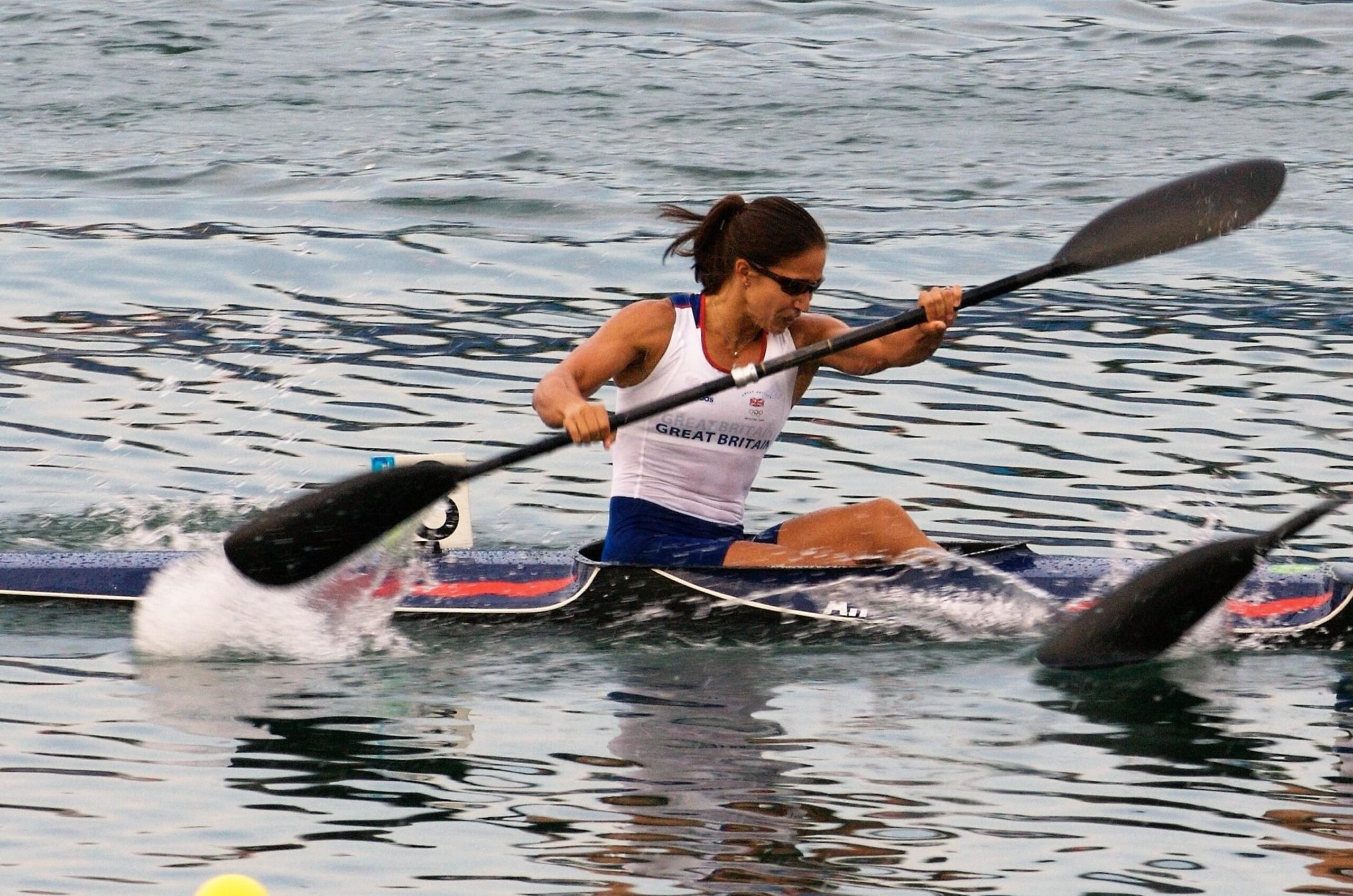 Anna Hemmings MBE, 6 times world champion and 2 times Olympian Kayaker